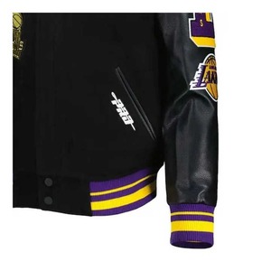 2024 recadrée Varsity Letterman veste/femmes Varsity veste à manches longues recadrée Baseball veste Bomber manteaux - Product Image 3