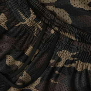 Shorts de basket-ball en maille de polyester de haute qualité unisexe, logo personnalisé imprimé, vêtements de sport en gros, taille plus, sublimation - Product Image 6