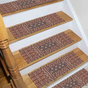 Alfombra Marrón con Estampado Navajo - Lavable a Máquina, Diseño Boho Moderno, Alfombra de Pasillo - Product Image 1