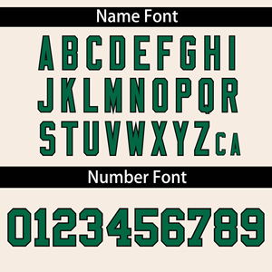 Maillot de softball personnalisable respirant à col en V, chemise de sport de baseball blanche et verte, nom d'équipe personnalisé, numéro, taille plus - Product Image 4