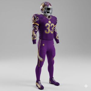 Uniforme de Fútbol Americano Personalizado OEM, Diseño Rojo, Tela Elástica Transpirable, Opciones de Nombre de Equipo, Número de Jugador y Logotipo, Manga Corta - Product Image 6