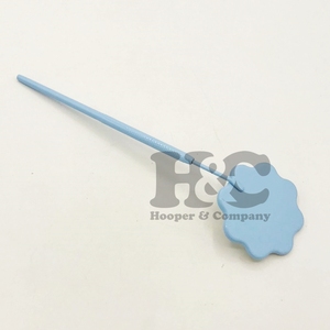 กระจกแต่งหน้าซาลูนแบบยั่งยืนด้ามจับถอดได้กรอบสแตนเลสแข็งลายดอกไม้สไตล์ใหม่กระจกแบบส่วนตัวใหม่ - Product Image 5