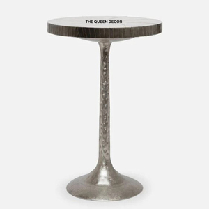 ลวดโลหะทรงกลมโต๊ะข้างเคลือบทองแบบโบราณโต๊ะด้านข้างสำหรับใช้ในบ้านทำจากโลหะทรงกลมแบบใหม่โต๊ะด้านข้างสำหรับใช้ในบ้าน - Product Image 2