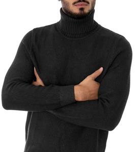 Fashion <b>Mens</b> <b>Turtleneck</b> <b>Sweaters</b> Pullover Winter Casual Solid Knitted <b>Sweater</b> Slim Fit <b>Men</b> Clothing Breathable Cheap Price 2025 - Product Image 4