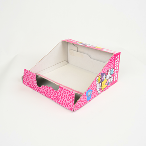 Custom Cardboard Self-Erecting Counter <b>Display</b> <b>Box</b> | Retail Shelf Ready Packaging UV Coating Offset Printed Corrugated <b>Display</b> - Product Image 2