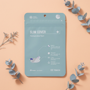 Patch anti-acné hydrocolloïde ultra-fin invisible - Fabriqué en Corée - EZ Touch Slim Cover 12 mm Patch cicatrisant extra-fin pour l'acné - Product Image 1