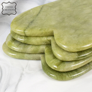 100% cuarzo rosa natural Gua Sha herramientas personalizadas Gua Sha piedra rodillo masajeador Facial Guasha herramienta de masaje - Product Image 3