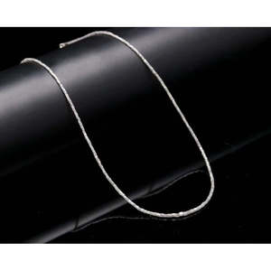 Collier en tube de diamant blanc 1,5-2,5 mm, bijoux élégants en argent et diamants - Product Image 4