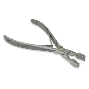 คีมหนีบเคราตินสแตนเลสสีเงินเครื่องมือต่อผม - Product Image 2