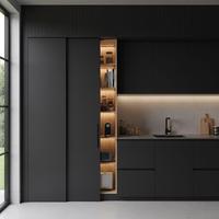 Armoires de cuisine modulaires personnalisées multi-styles KEJIA pour la rénovation de maisons de luxe et de projets commerciaux