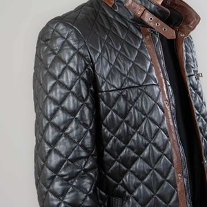 Veste en cuir pour homme à séchage rapide pour l'extérieur, nouveau design 2025, vêtements décontractés, respirante, veste en cuir pour homme, OEM personnalisé - Product Image 6