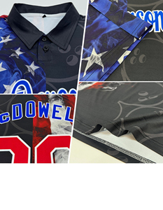 Polo pour homme à séchage rapide de haute qualité avec logo personnalisé, imprimé pour l'été - Product Image 6