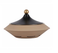 Casseroles en acier inoxydable à la mode et modernes, très vendues, avec couvercle en métal, chauffe-plats, fondue, casseroles en acier inoxydable
