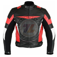 Veste de moto en cuir rembourrée à manches longues, résistante à l'abrasion, taille plus, unisexe, pour motards, pour toutes les saisons