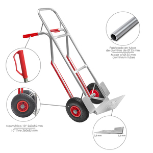 Carrito de Almacén / Bolsas de Aluminio con Ruedas Neumáticas - Product Image 3