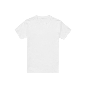 เสื้อยืดคอกลมสีขาวสำหรับทุกเพศเสื้อยืดเปล่าผ้าคอตตอน100% เฮฟวี่เวทเหมาะสำหรับใส่ลำลองพิมพ์ลายแบบกำหนดเองหรือเครื่องแต่งกายส่งเสริมการขาย - Product Image 1