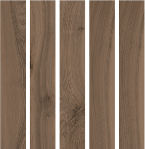 TIMBER WALNUT 200x1200mm Carreaux de porcelaine Aspect bois Finition mate Carreaux de sol et de mur exportés d'Inde - Product Image 1