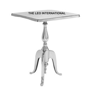 Living Room Side Table Minimalist Square Luxury Elegance Home Furniture <b>Sofa</b> Side Table Aluminum Metal Glossy Finished - Product Image 1