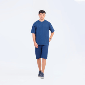 250 GSM poids lourd 100% coton t-shirts à col rond personnalisé taille régulière hommes haute rue Style conception vierge pour hommes - Product Image 6