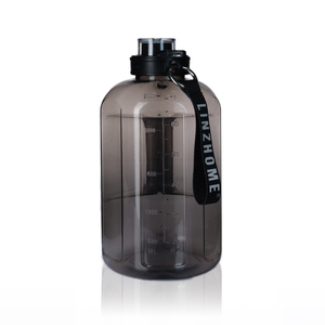 Vente directe d'usine bas quantité minimale de commande Fitness grande capacité Sports de plein air tasse à eau en plastique avec corde Anti-perte et couvercle d'eau en plastique - Product Image 2