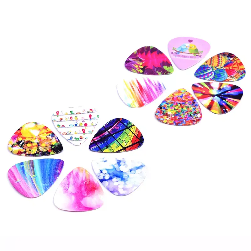 Hot selling OEM Custom Guitar Accessory Stringed Instrument Accessories Celluloid Guitar Picks Plectrum Cheap Price LOW MOQ