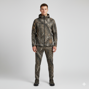 ชุดวอร์มผ้าฝ้าย100% กรดซักได้ตามต้องการชุดวิ่งแบบลำลองมีฮู้ดพิมพ์ลายซับลิเมชันสำหรับยิมฤดูหนาว - Product Image 4