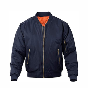 Chaqueta Bomber OEM personalizada para hombre, abrigo informal de alta calidad, prendas de vestir de talla grande, Otoño e Invierno - Product Image 5
