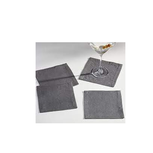 Posavasos de piedra maciza de lino Posavasos de camino de mesa minimalista moderno y tamaño personalizado precio barato - Product Image 3