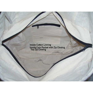 Bolso de algodón étnico Vintage clásico bordado patrón geométrico gran capacidad cierre de cremallera portátil ecológico indio - Product Image 2