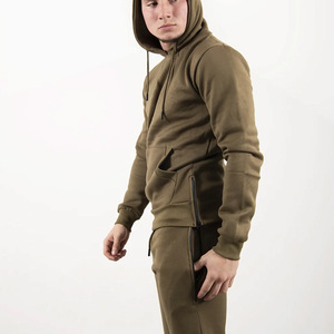 Chándal de algodón de alta calidad personalizado para hombre, Conjunto de sudadera con capucha y Jogger, jersey de gran tamaño, sudaderas con capucha, pantalones de chándal lavados, conjunto de 2 piezas para hombre - Product Image 3