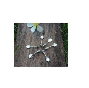 Cuchara de postre de acero inoxidable 304 creativa, Mini cuchara de degustación de helado con artículos de fiesta, pieza de diseño simple - Product Image 4