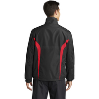 Pull-over de sport décontracté coupe-vent en nylon Veste coupe-vent de couleur unie Sweat à capuche imperméable avec cordon de serrage Demi-fermeture éclair