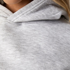 Sudadera con Capucha Gris de Algodón para Hombre, Estilo Casual, Corte Regular, Transpirable, con Estampado Personalizado y Bordado - Product Image 2