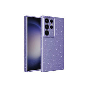 Étui en silicone brillant au design marbre de luxe pour Samsung Galaxy S23 Ultra – Coque de protection fine et premium inspirée de l'INS - Product Image 1