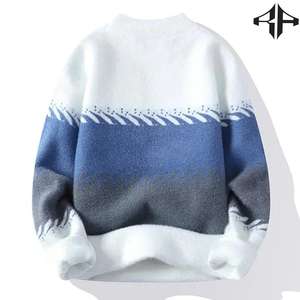 เสื้อสเวตเตอร์คอกลมผู้ชาย RIVIAN ATLANTIC ผ้าฝ้ายผสมโพลีเอสเตอร์ ไซส์ใหญ่ เสื้อสเวตเชิ้ตเปล่า เสื้อฮู้ดดี้แบบกำหนดเองสำหรับผู้ชาย ผ้าฝ้าย 100% - Product Image 3