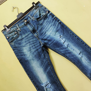 Trendy Men's Winter and Spring Jeans from Bangladesh Quality Cotton Pants with Washed Technics for Adults Use - Product Image 3