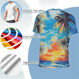 Wholesale Summer New Heavyweight 100% Cotton Loose Vintage T Shirt Custom <b>Men</b> Vintage Oversized T by <b>Dress</b> Sports - Product Image 4