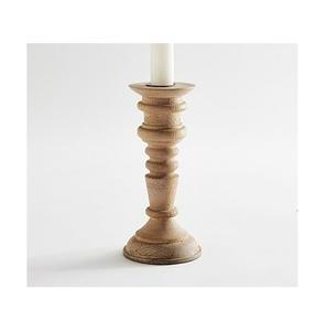 Portavelas de Madera Ecológico Hecho a Mano para Navidad y Decoración de Interiores de Lujo con Acabado Fino y Vetas Naturales del Madera - Product Image 1