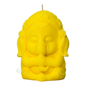 Mignonnes bougies de cire de soja d'aromathérapie Ganesh faites à la main festive et cadeau-touche décorative de nouveauté pour des occasions spéciales Caractéristiques parfumées - Product Image 5