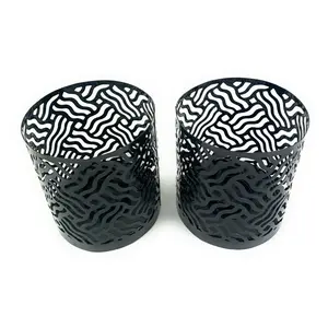 ที่ใส่เทียนทีไลท์โลหะ ดีไซน์ทันสมัย งานแฮนด์เมด สไตล์โมเดิร์น ตกแต่งบ้าน งานแต่งงาน คริสต์มาส  รับทำโลโก้ตามสั่ง ขายดี - Product Image 1