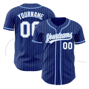 Maillots de baseball personnalisés avec nom et numéro d'équipe, manches courtes, respirants, séchage rapide, 100% polyester, vêtements de sport, prix d'usine pas cher - Product Image 1