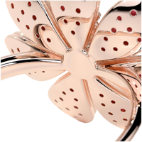 Nouvelles bagues de fiançailles et de mariage pour femmes, design de créateur, or massif 14 carats, forme de bouton de fleur, certifiées IGI, diamant esthétique de haute qualité