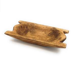 Bol à pâte classique pour lustre rouillé maison hôtel Restaurant mariage décoratif couleur marron forme personnalisée bol à pâte en bois - Product Image 1