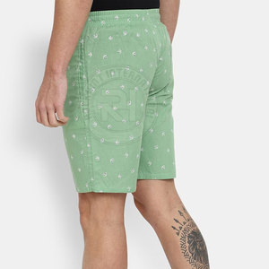 Pantalones cortos informales para hombre más vendidos patrón sólido 100% algodón elástico cintura media secado rápido transpirable diseño de logotipo personalizable - Product Image 3