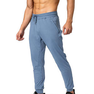 Pantalon de survêtement décontracté pour homme, en toile légère et respirante, lavé, personnalisable OEM, avec votre propre design, confortable pour la gym, avec poches latérales - Product Image 6