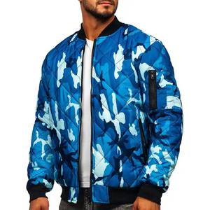 Venta al por mayor de chaqueta de los hombres de nuevo diseño de estilo Puffer personalizado chaqueta de bombardero para hombre logotipo personalizado ropa chaqueta de los hombres - Product Image 1