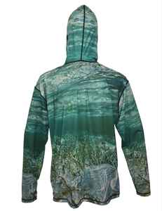 Sudadera CON CAPUCHA DE PESCA unisex con capucha de manga larga, tela de enfriamiento transpirable, propiedades de absorción de humedad y protección solar UV - Product Image 2