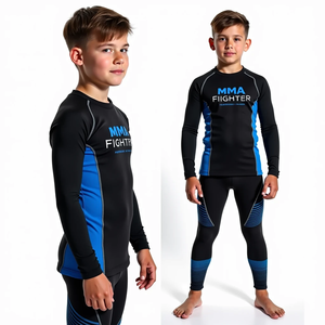 Alta calidad Obtenga personalizado Brazilian Jiu Jitsu Rash Guard Impresión de sublimación duradera para MMA y Grappling Gym Training - Product Image 4