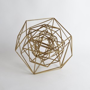 Sculpture irrégulière en aluminium, argentée, polie, antique, moderne, décoration d'intérieur, personnalisable - Product Image 3