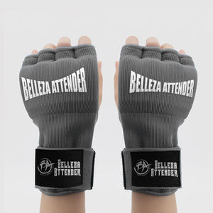 Soporte de muñeca largo Gel Elástico Vendajes acolchados Manoplas Envolturas de mano para boxeo MMA Muay Thai Kickboxing - Product Image 1